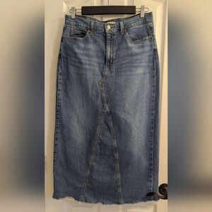 Levi's Blue Denim Skirt Sz 12